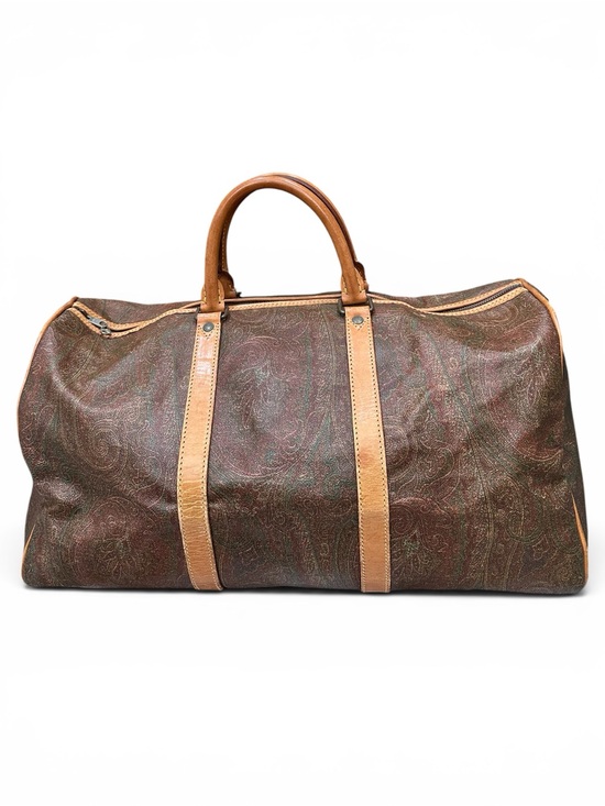 Etro Handbags - Vintage Etro Milano Arnica Paisley Weekender Duffle Bag Made in Italy